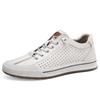 Men's Breathable Mesh Loafers - Versatile Spring Fashion White Casual Shoes