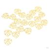 20 Pcs Large Filigree Hollow Out Heart Pendants DIY Craft