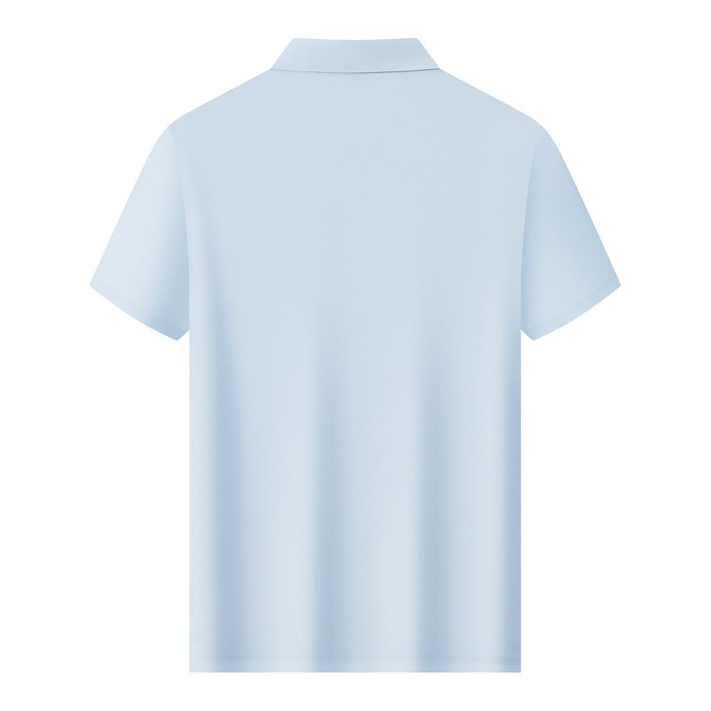 Romon Men's UPF50+Sunscreen Polo Shirt Ice Silk Breathable