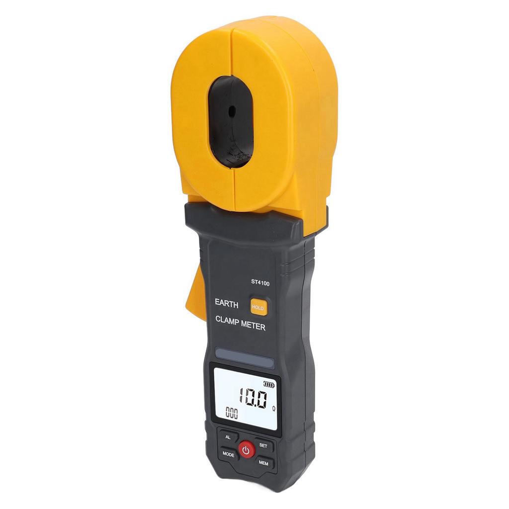 LCD Digital Clamp Ground Resistance Meter Auto Power Off Clamp Earth Resistance Meter Tester for