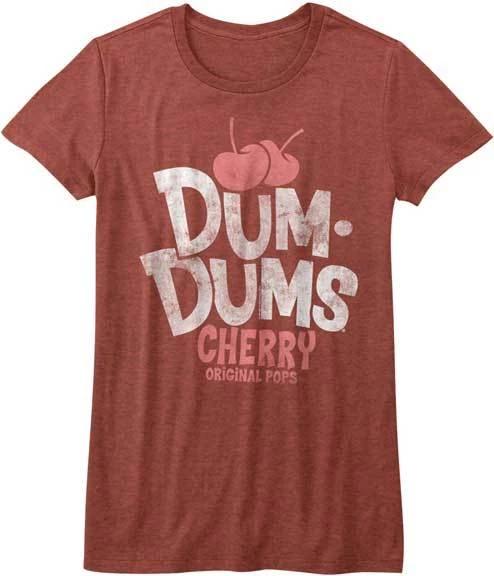 Dum Dums Candy Suckers Cherry Original Pops Women s Fitted T Shirt 3XL