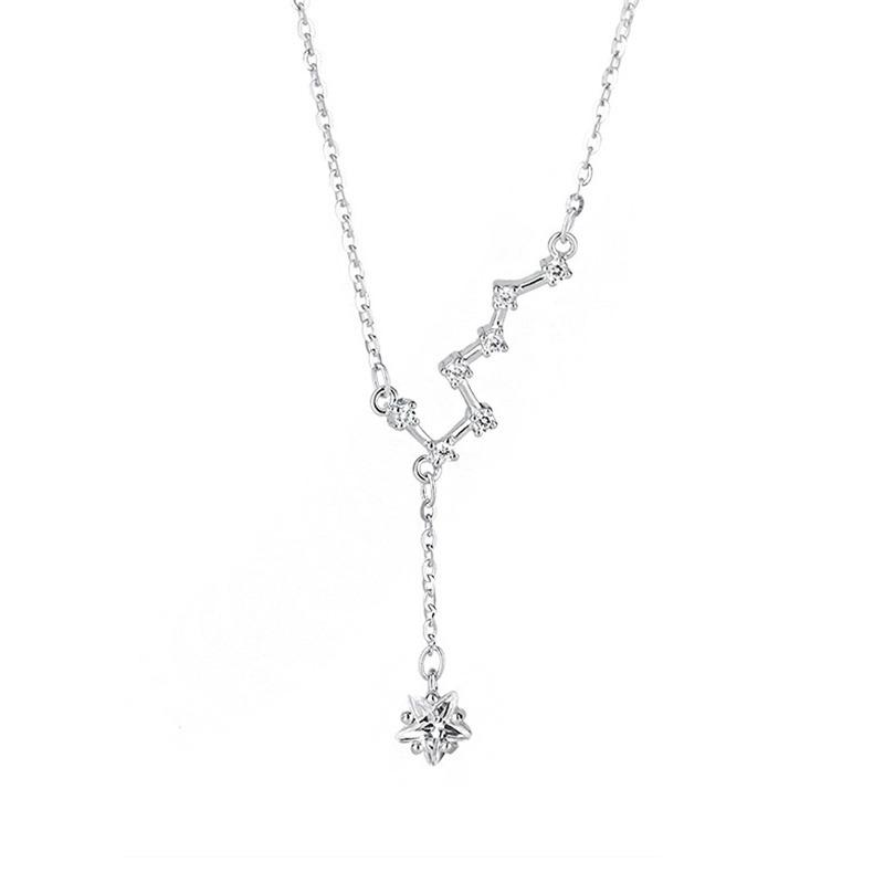 Beidou Seven Star Necklace Women'S Lamp Luxury Niche Design Sense Clavicle Chain Annual Neck Chain Accessories