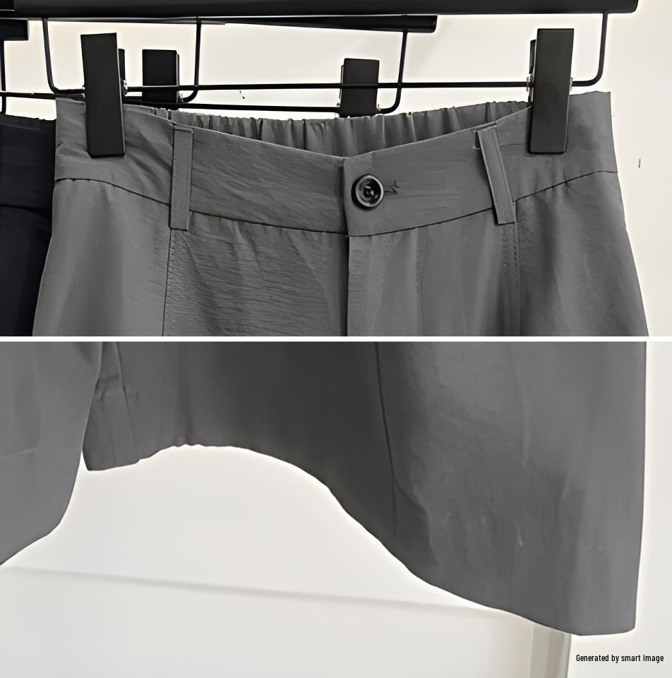 Koreanische High-Waist Straight-Leg Frühjahrs-Freizeithosen für Damen