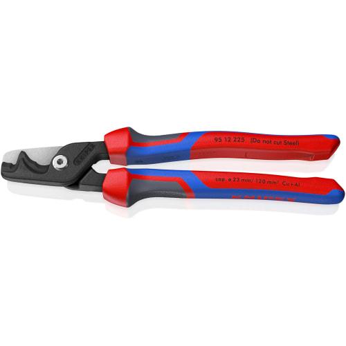 KNIPEX Step Cut Cable Cutter, XL Size, 3K Grip, 95mm, 12mm, 225mm