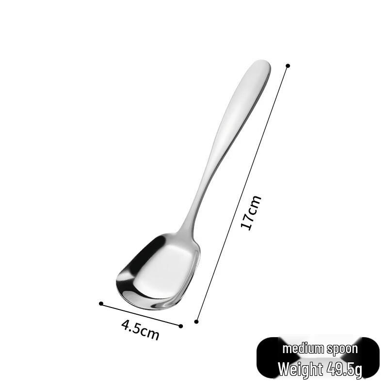 

Ruhan Korean Style 304 Stainless Steel Medium Spoons, 3-Pack