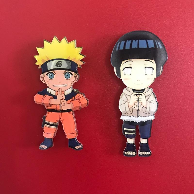 Naruto Cartoon Animation Peripheral Acrylic Refrigerator Magnet Sticker Kawaii Creative Interior Decoration Pieces 20 Entertaining Play Safe