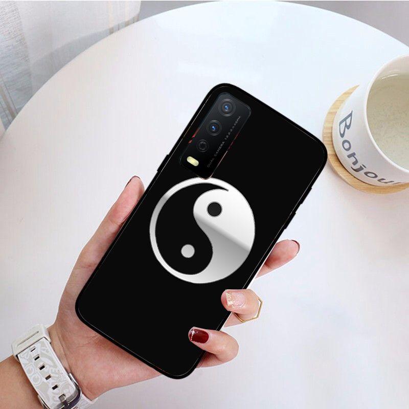 Yin yang ryba funda Kryt na telefon Pro vivo Y31 Y30 Y33S Y11S Y12S Y17 Y20 Y20S Y21 Y21S Y1S Y53S Y15 Y19 Y91C V23 5G Pouzdra coque