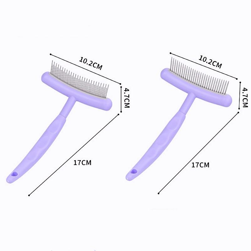 Dog Comb Rake Combs Dog Brush Single Row Rake Combs for Dogs Hair Cleaning Pet Grooming Massage Cat Comb Comfortable Dogs Brush