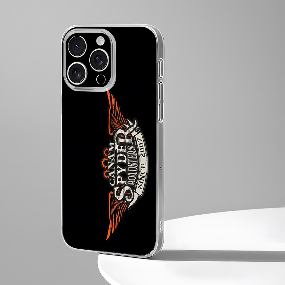 Can Am Can-am Team Phone Case New For IPhone 16 15 14 12 13 11 Pro Max Mini X XR XS Plus Black Silicone Transparent Cover