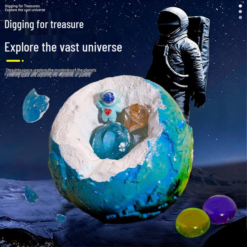

Planet Explorer Archaeological Toy Set: Kids Space Science Treasure Hunt for Parent-Child Fun