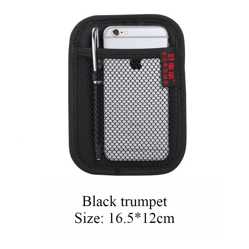 New Multifunctional Car Mobile Phone Storage Net Pocket Sticky Storage Box Car Seat Back Storage Bag Universal