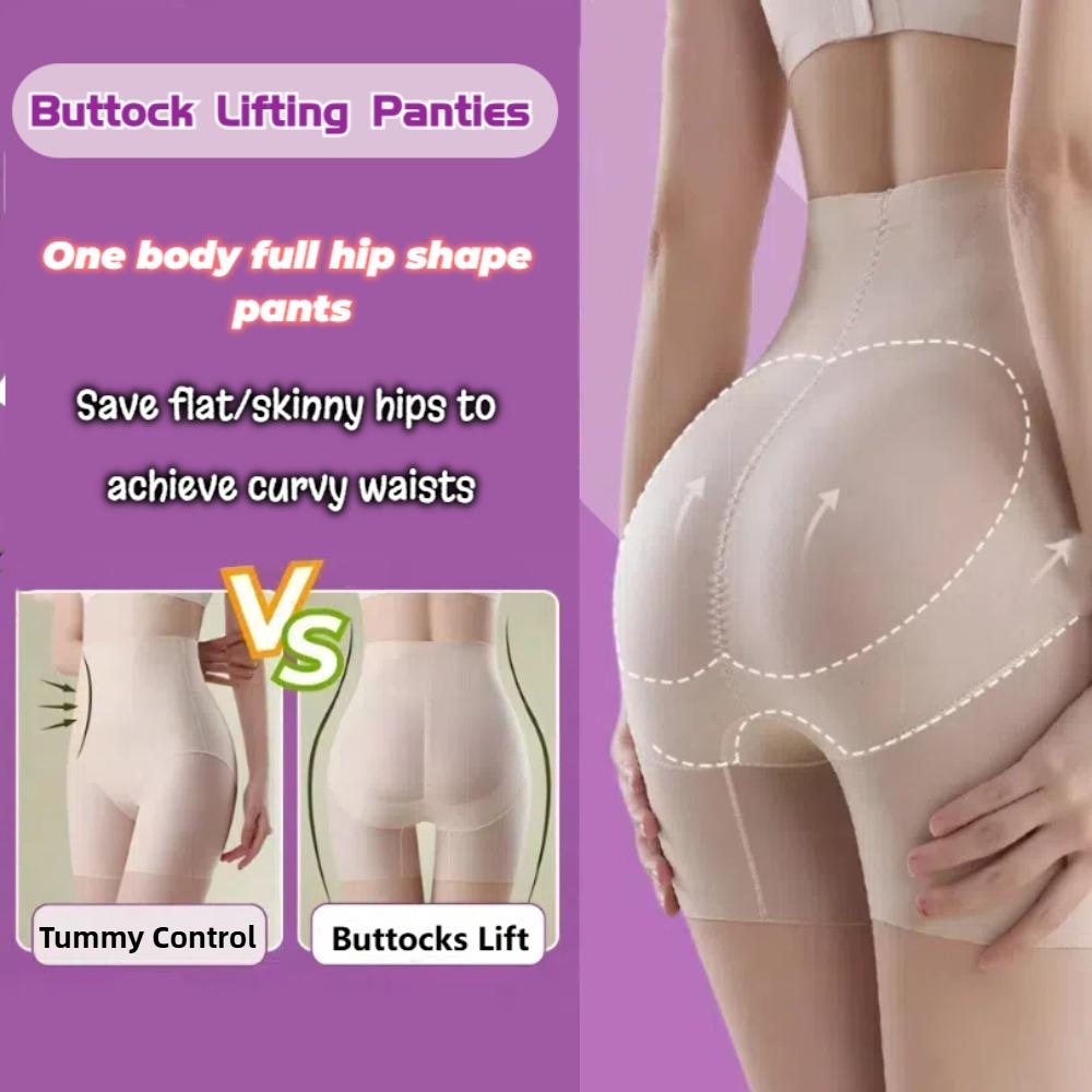 

Seamless High Waist Shapewear Large Size Tummy Control Briefs Buttock Lifting Shaper Ladies XXXL тілесний
