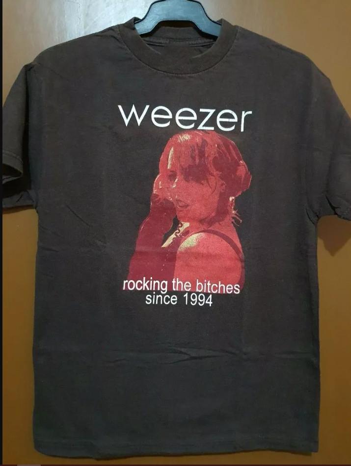VTG 90 s Weezer Rocking The Bitches Since 1994 T-shirt size S-5XL XXXXL
