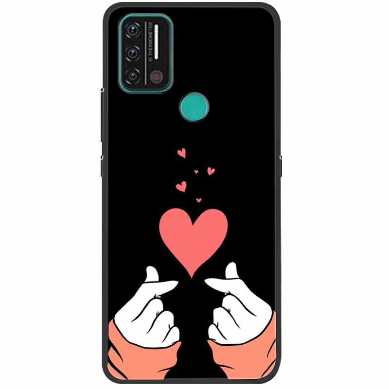 Weiche bedruckte Hülle für Umidigi A9 Pro Hülle Silikon Schutzhülle Schwarze Hüllen für Umidigi A7 Pro Niedliche Katze A9Pro A 9 A7Pro
