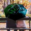 Alien Predator Duel Folding Umbrella 8 Paraphenoid Bones Umbrella Umbrella Printing Gift