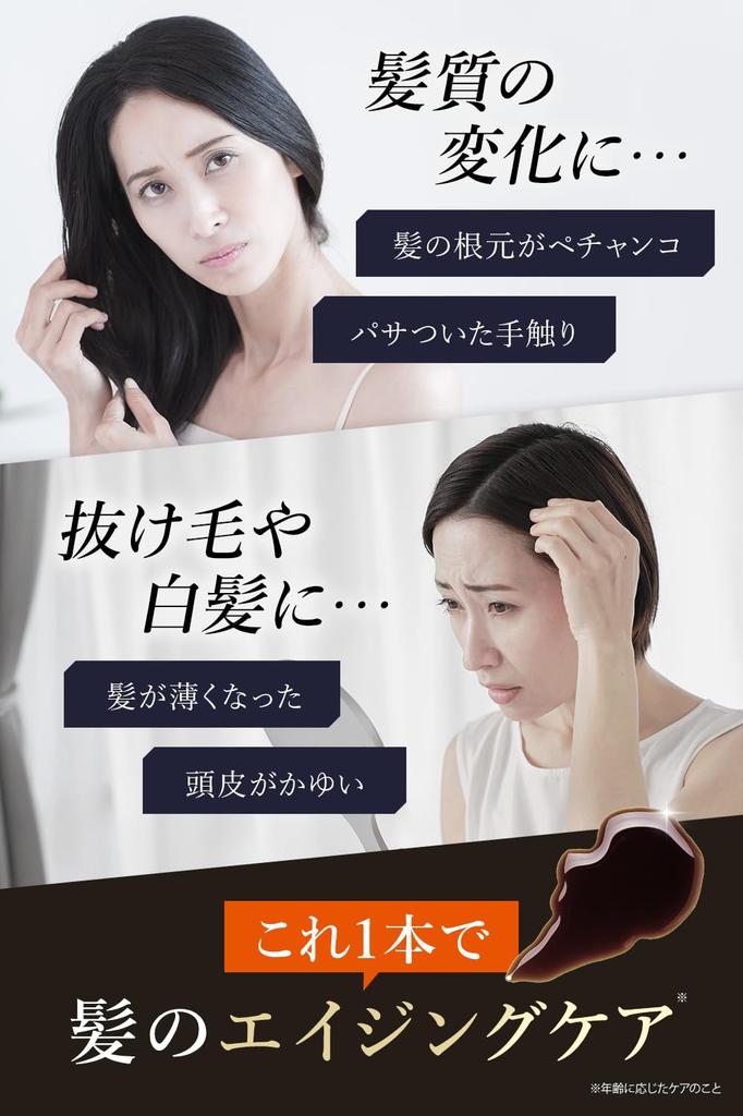 Scalp Shampoo 400ml Treatment 390g Aging Care Damage Serial Number Included DRH+ & [Hematin Repair] (2-Piece Set)