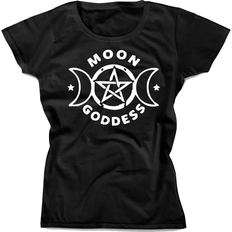 Playera Bruja Wicca Moon Godess Luna Pagana Mujer S