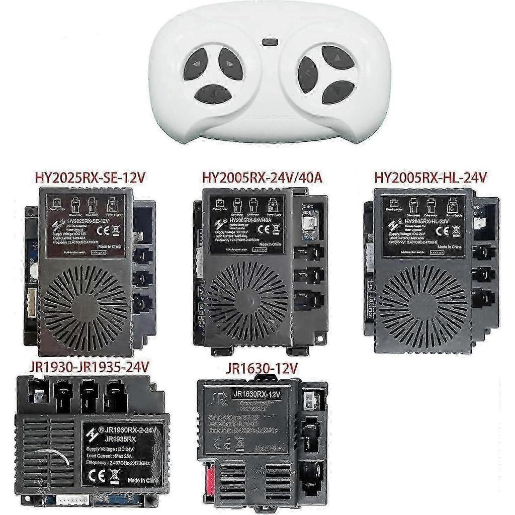 SBSG JR1602FCC 2.4G Bluetooth Remote Control for Power Wheels,JR1839FCC White Remote Transmitter for Electric Car Ride On Toy JR1603,JR1810,JR1958,JR1