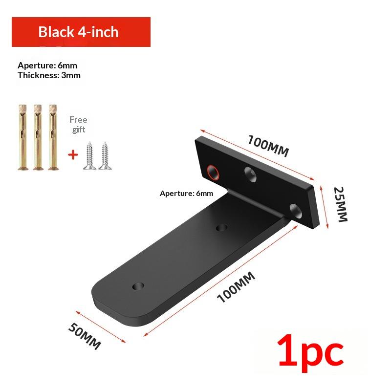 1 Set Metal Wall Shelf Support Wall Mount Cast Iron Shelves Brackets 3Mm Heavy Duty Floating Shelf Brackets Accessories