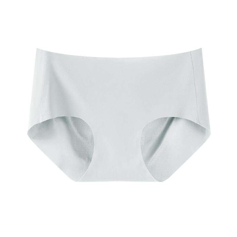 CWomen's Summer Cotton Non Trace Breathable Ice Silk Antibacterial Crotch Waist Triangle Briefs