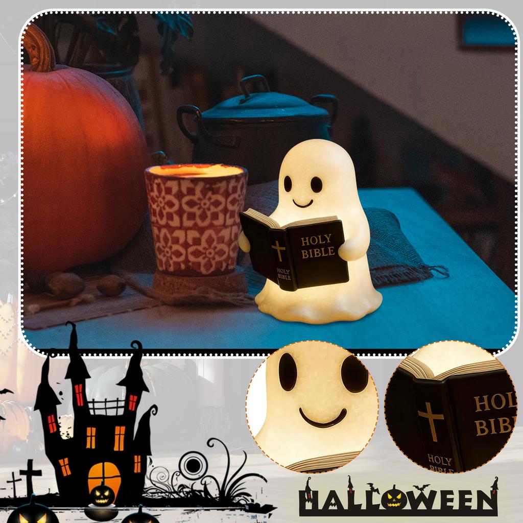 Halloween Resin Decorative Desktop Ornaments Luminous Lights