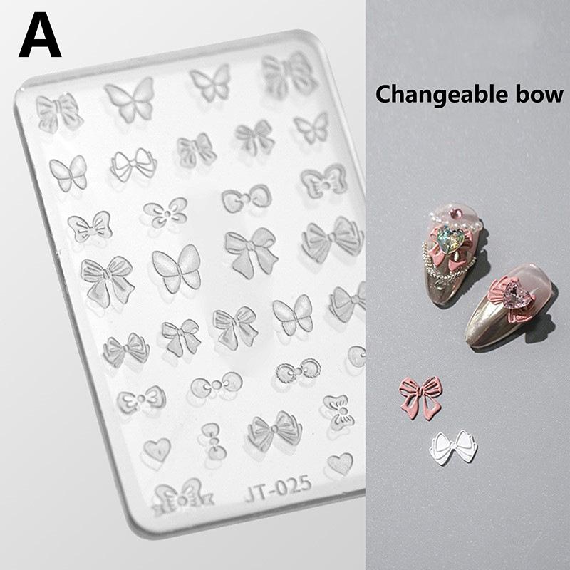 

Силиконовая форма для дизайна ногтей, бант, луна, звезды, ювелирные изделия, литье, симпатичная форма, инструмент для рельефа, украшение ногтей своими руками, искусство красоты ногтей, очарование as the picture