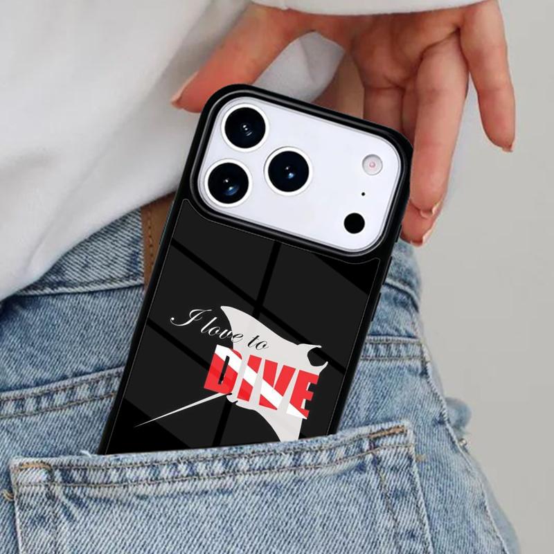 

Чехол для телефона для дайвинга, дайвера, акулы, для iPhone 16e 15 14 13 12 17 Pro Max Plus Air 17pro, чехол iPhone 16 Plus