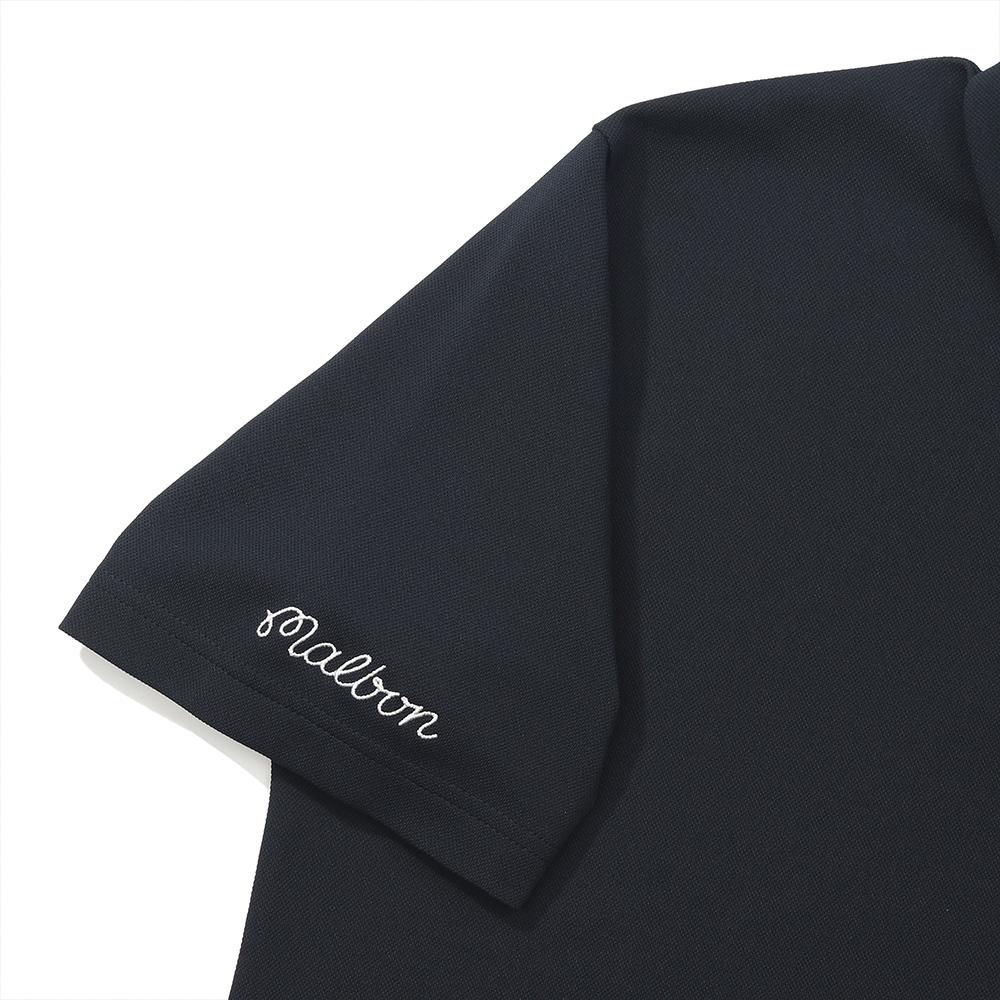 MALBON GOLF Bucket Point Short Sleeve T-Shirt Navy (Man)