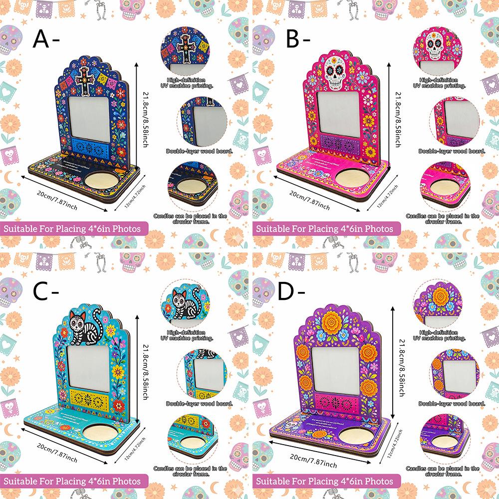Carnival, Day of The Dead Decoration Altar Frame Set, Halloween Ghost Festival Decoration Item Set