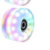 8 Pieces Luminous Roller Skate Wheels Parts Indoor Versatile for Double Row Skates Light Up Roller Skate Wheels with Bearings