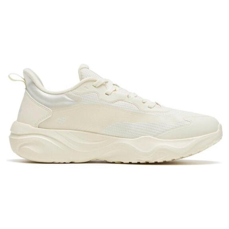 Anta Milk Candies Comfortable Cushioning Slip Resistant Abrasion Resistant Low top Training Shoes Women's Ecru Sneakers 922527703Q-1