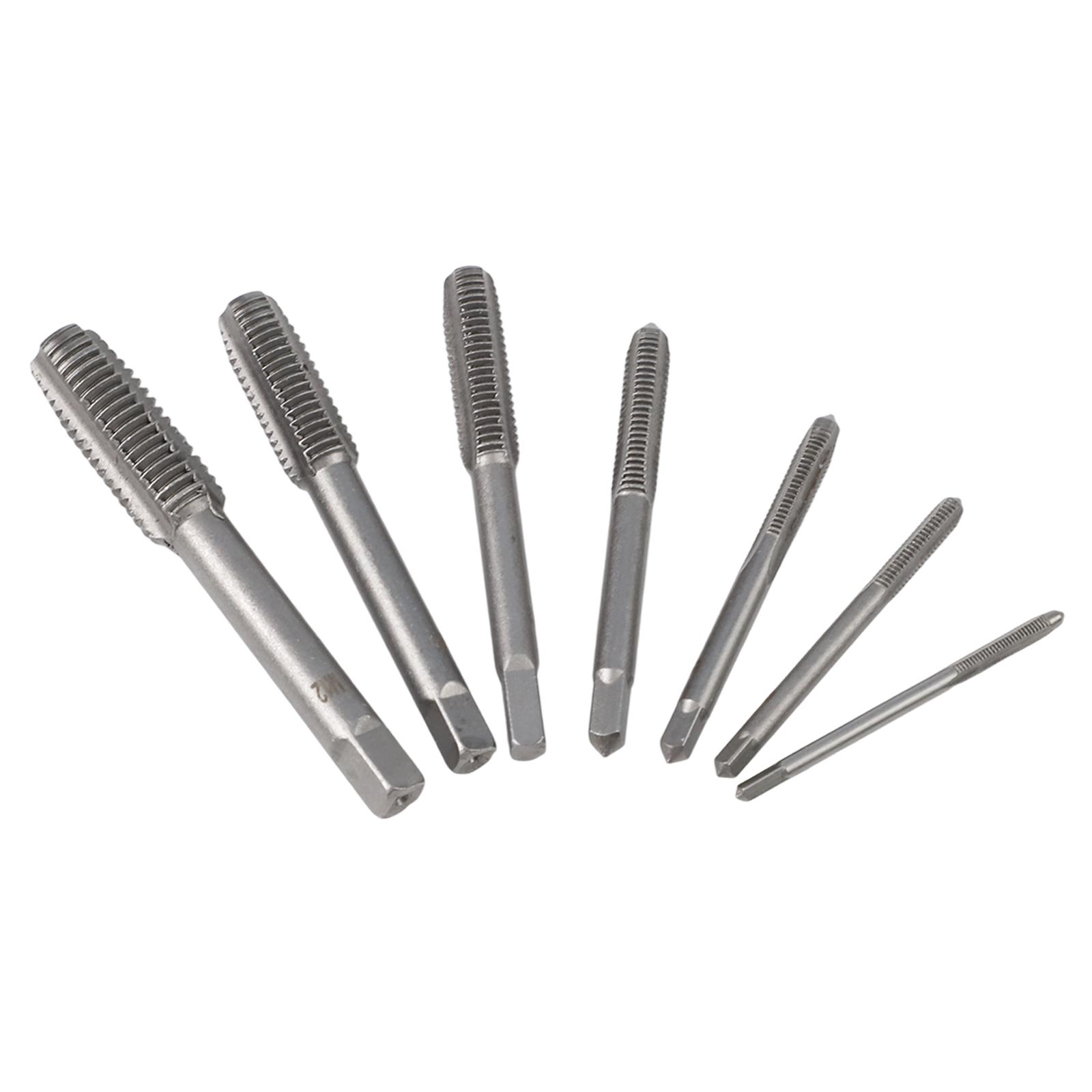 

7Pcs For M3 Metric Screw Thread Tap Set with Straight Fluted Drill Bits Made from HSS Suitable for Machinery Applications China Mainland