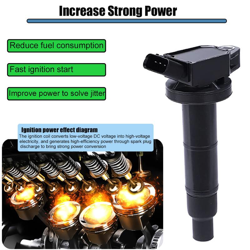 RIGHTPARTS 90919-02244 9091902244 Zündspulen für Toyota Camry Highlander RAV4 Scion Lexus 2.4L 90919-02266 90919 02244 UF333