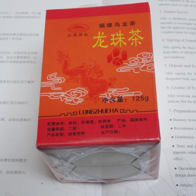 120г Черный Улун 2022 года Лунчжуча Натуральный Зеленый Чай Улун листовой — фото 8