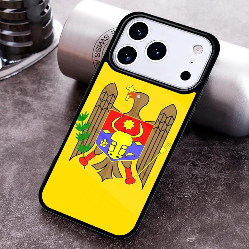 Moldova Flag Moldavians Phone Case for iPhone 17 16 15 Pro Max Air 14 13 12 11 Plus Shockproof Capa Cover