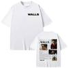 Singer Walls Luna Album Merch T Shirt High Quality Short Sleeve T-shirts Men Women Summer Casual Loose Cotton T-shirt