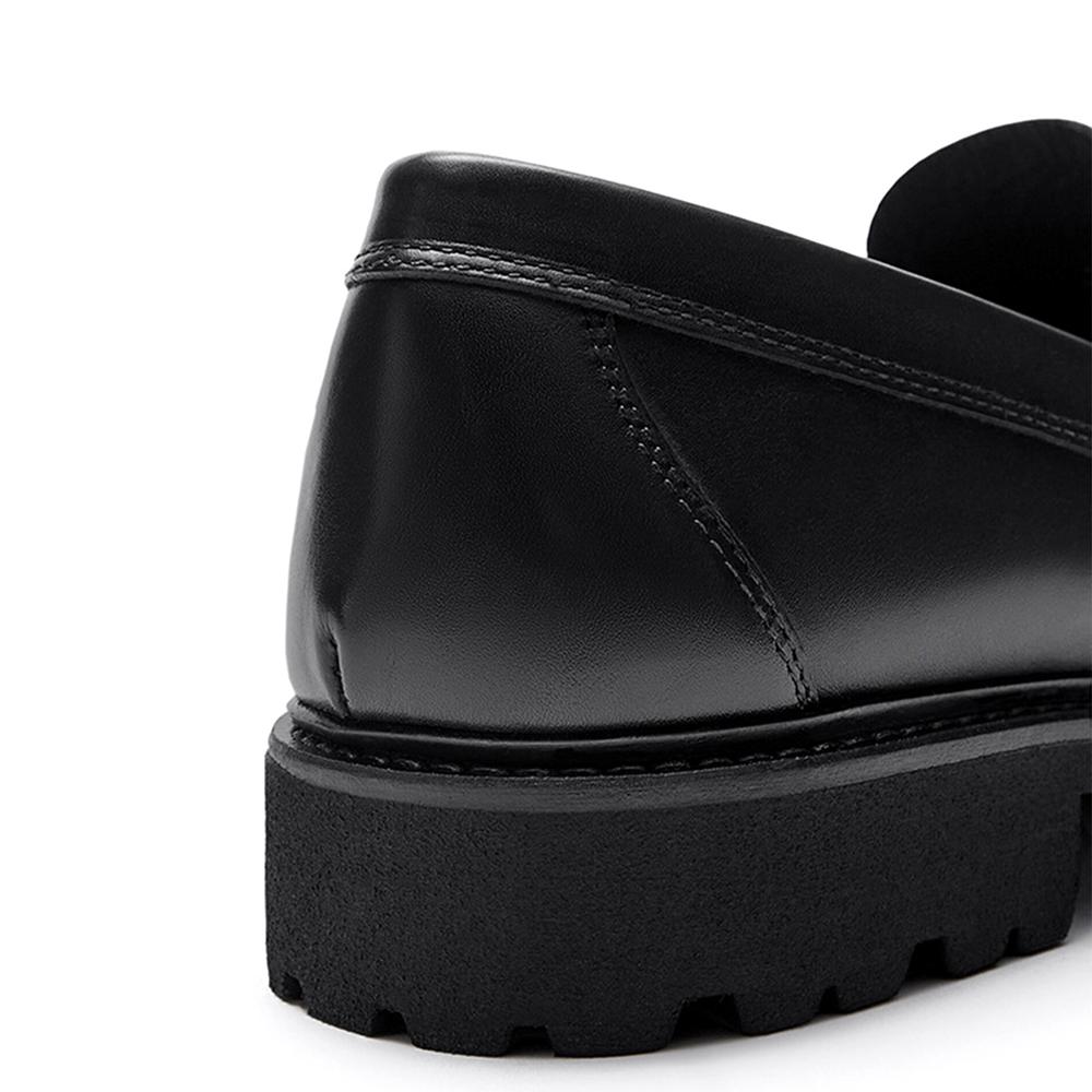 Fashion Full Grain Leather Men's Loafer Shoes High Quality Handmade Wear-Resistant Genuine Leather Casual Shoes