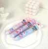 Clapoyis Set of 10 Ballpoint Cat 3-Piece Colors, 0.5mm Pens, Animal,