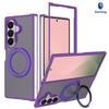 Applicable to Samsung Fold7 mobile phone case anti-drop 360 rotating magnetic suction Flip 8 folding screen universal bracket protective cover