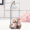 Resin Old Married Couple Adornment with LED Light Elderly Couple Figurine for Bedroom or Living Room Decoration
