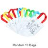 10PCS PDIY Graffiti Bag with Coloring Marker Carnival Animal Art Party Goodie Bags for Kids Reusable Mini Non-woven Shopping bag