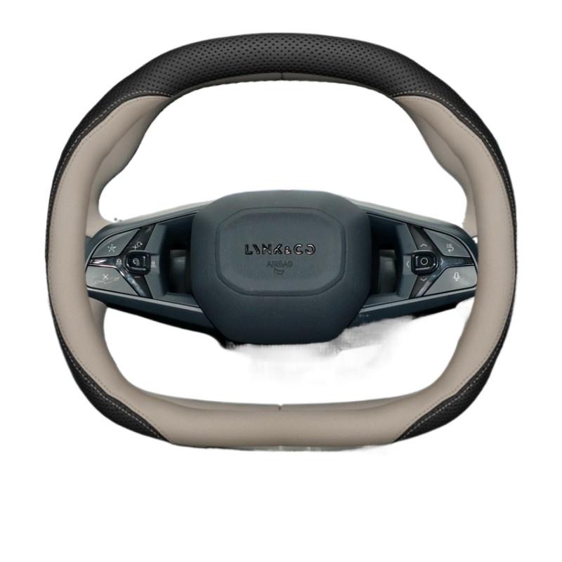 Leather Car Steering Wheel Cover for Lynk Co 02 Z20 2025 Accessories