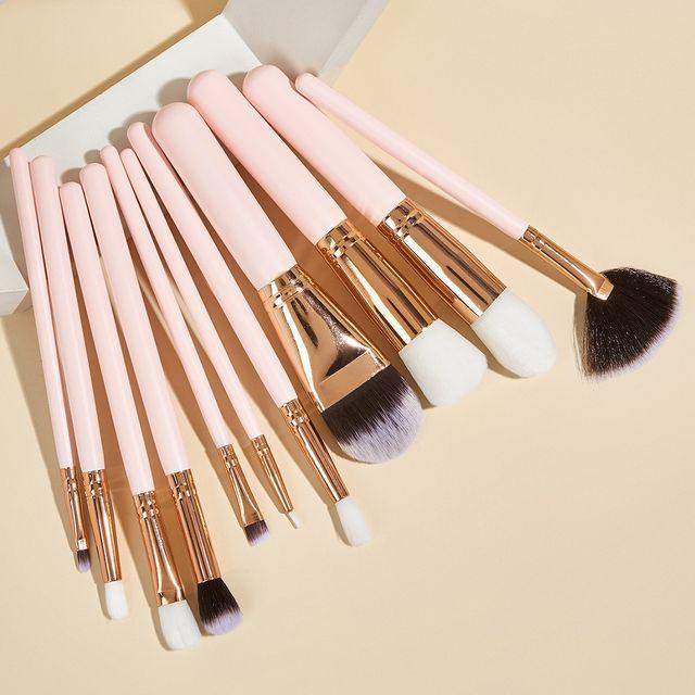 

Stroke of Beauty - Set of 11: Makeup Brush 1s - Pink