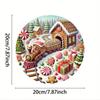 Metal Tin Sign Christmas Train Tree Holiday Wall Decor Home Gift
