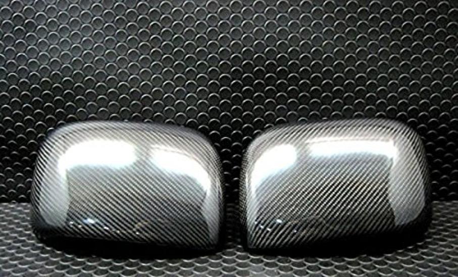 BRIGHTZ Real Carbon Fiber Door Mirror Type for Wagon R Stingray MH23S Part 16425 Covers, D, [CAR-MIR-057] (Model MH23, H23, 23) - Number