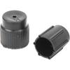 AC Service Port Caps, Universal Air Conditioning Service Cap ABS A/C Repair Refrigerant Charging Port Cover Auto Accessory (Pack of 10)