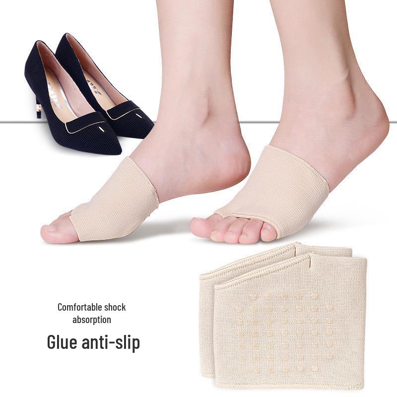 Angled Threaded Foot Protector: SEBS Hallux Valgus Sleeve, Anti-slip Forefoot Pad, Toe Separator