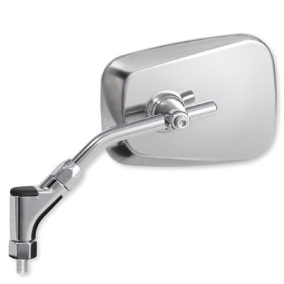 TANAX NAPOLEON Azet 4 Mirror EX Stainless Steel Motorcycle Mirror 10mm External Thread Common for Left and Right Mirror with Turner Sliding Mirror