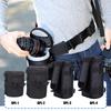 Shockproof Lens Protective Pouch Bag With Multi Compartments Compatible For Multiple Camera Lens Optional