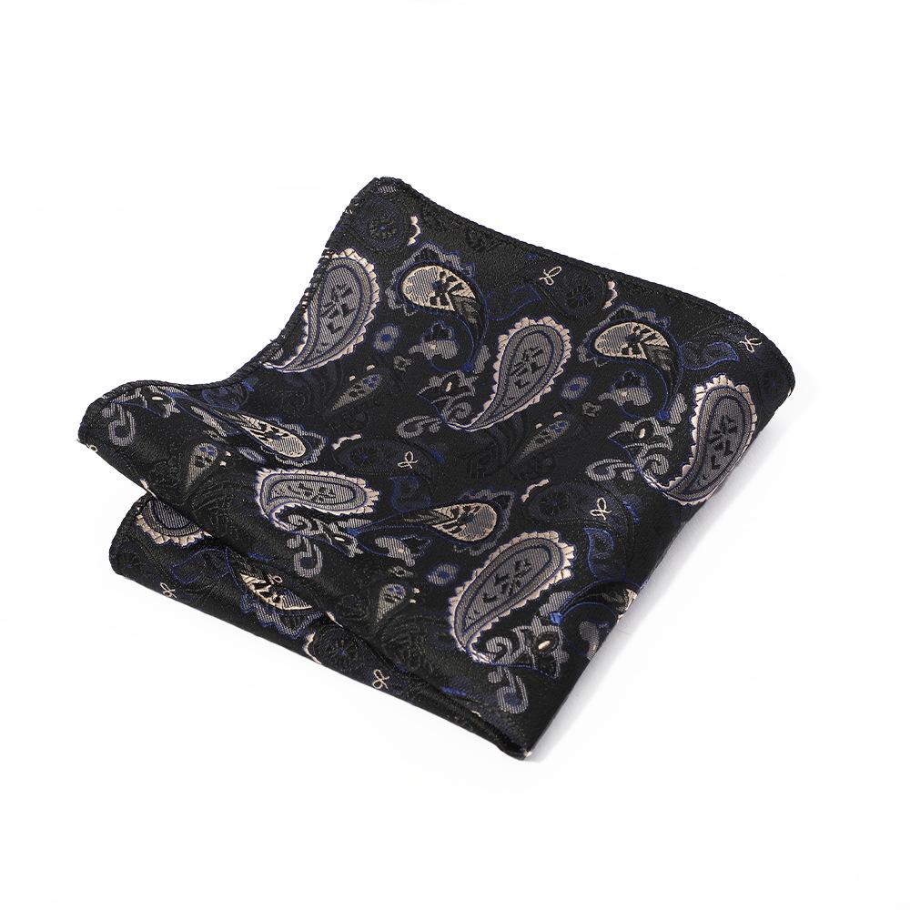 Herrficka i paisley-mönstrat polyester för affärs- eller fritidskostymer